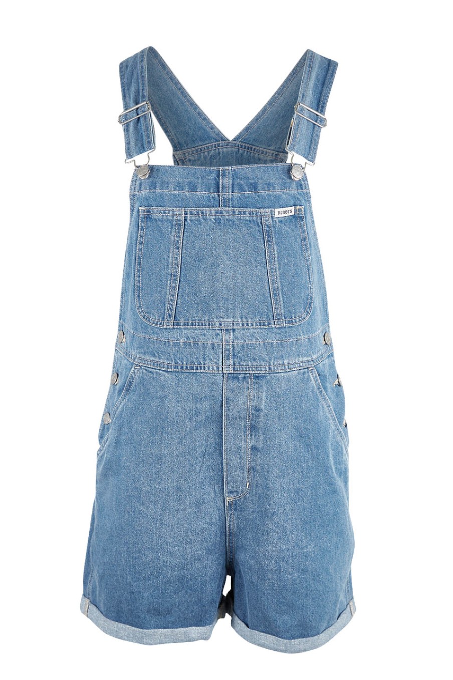 Jumpsuits & Playsuits Riders By Lee | 90 S Dungaree Short Riverfade