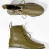Shoes Walnut | Jovi Leather Ankle Boot Olive