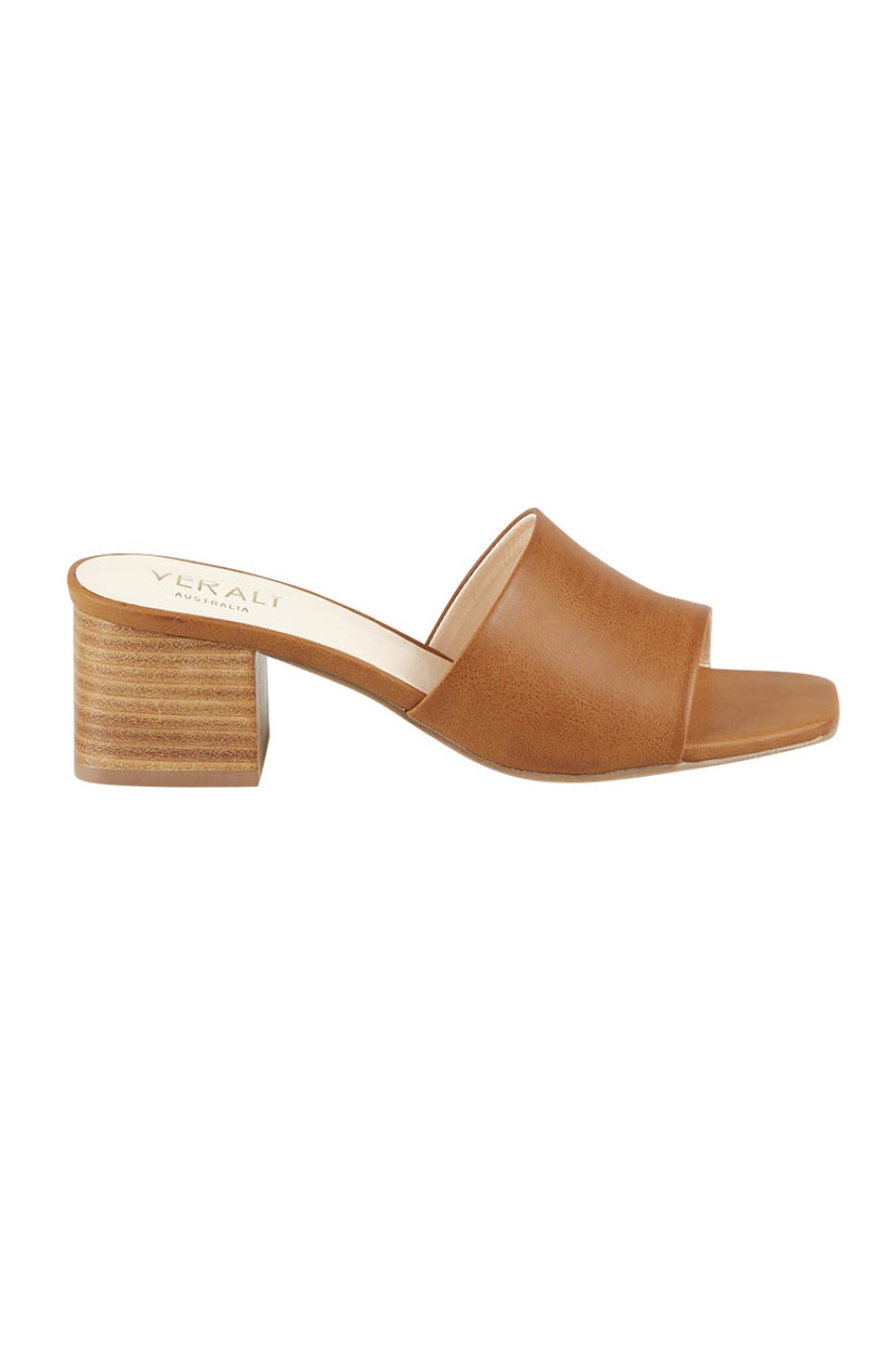 Shoes Verali | Eleni Block Heel Tan