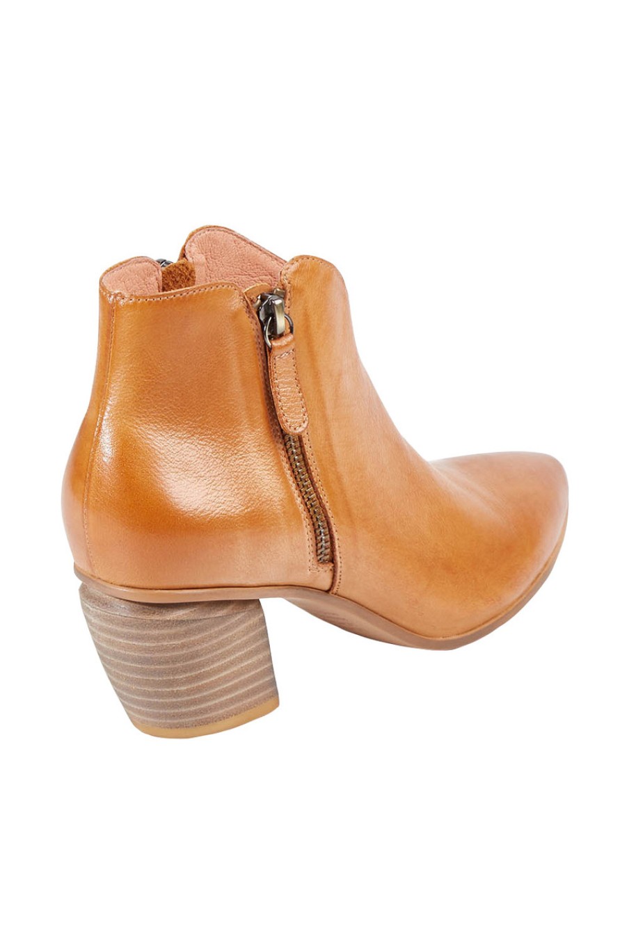 Shoes Django & Juliette | Josky Leather Ankle Boot Tanleath