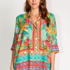 Tops Lula Soul | Brasilia Kaftan Top Sea