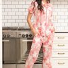 Lingerie & Sleepwear Victoria's Dream | Tropical Cotton Pj Set Red