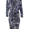 Dresses Moonlight Bird | The Printed Nancy Dress Navyleaves