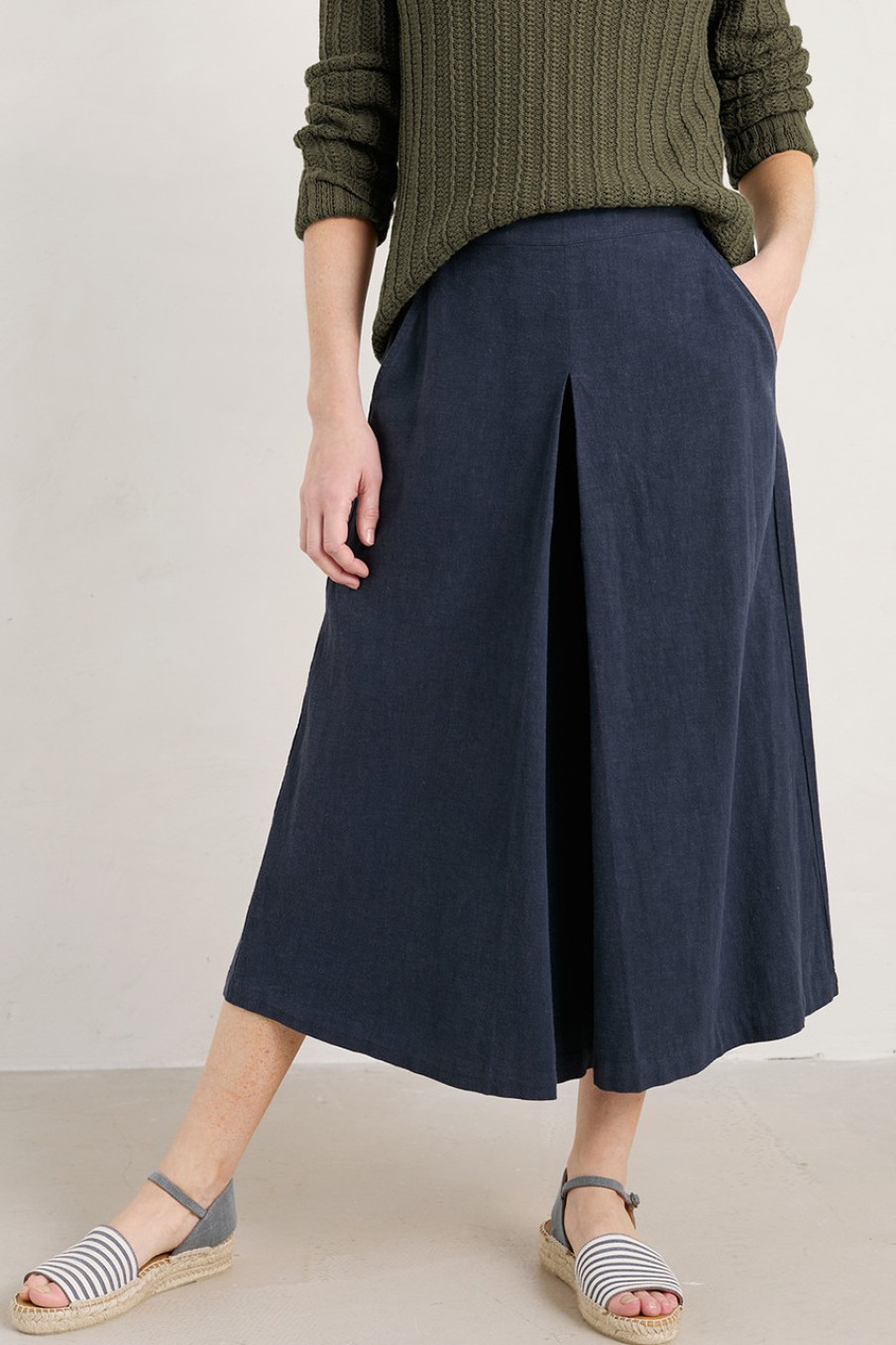 Pants & Leggings Seasalt | Intertidal Culottes Maritime