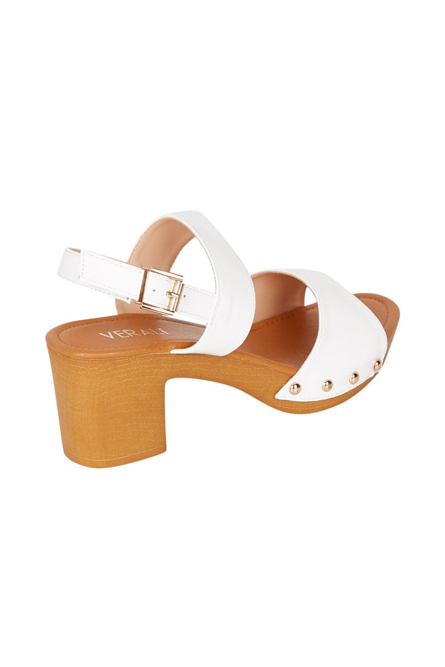 Shoes Verali | Lupo Clog Heel White