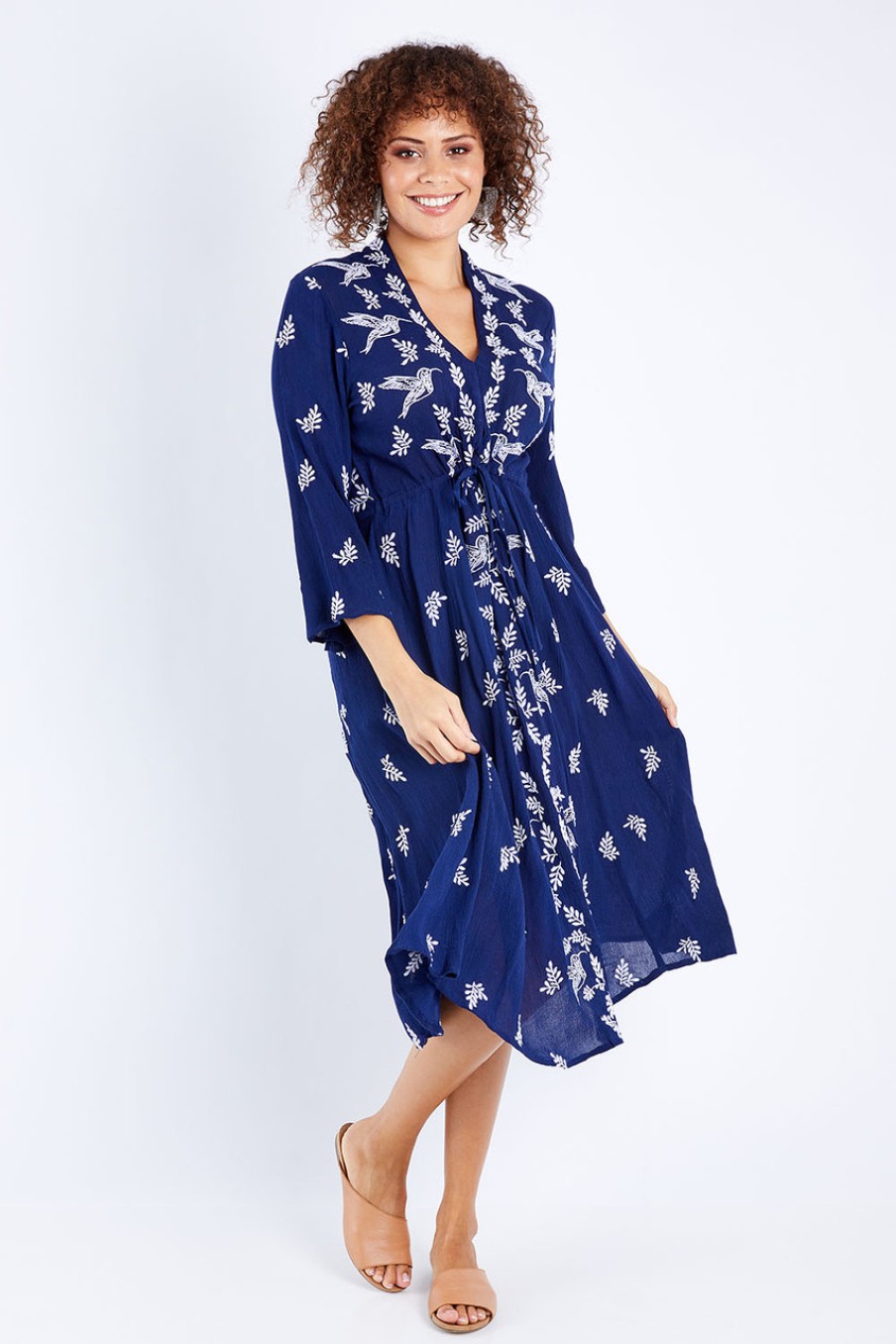 Dresses boho bird | Dancing With Birds Midi Dress