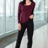 Pants & Leggings bird by design | The Classic High Rise Ponte Pant Black