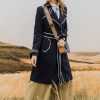 Coats & Jackets boho bird | Forever In Style Trench Coat Navy