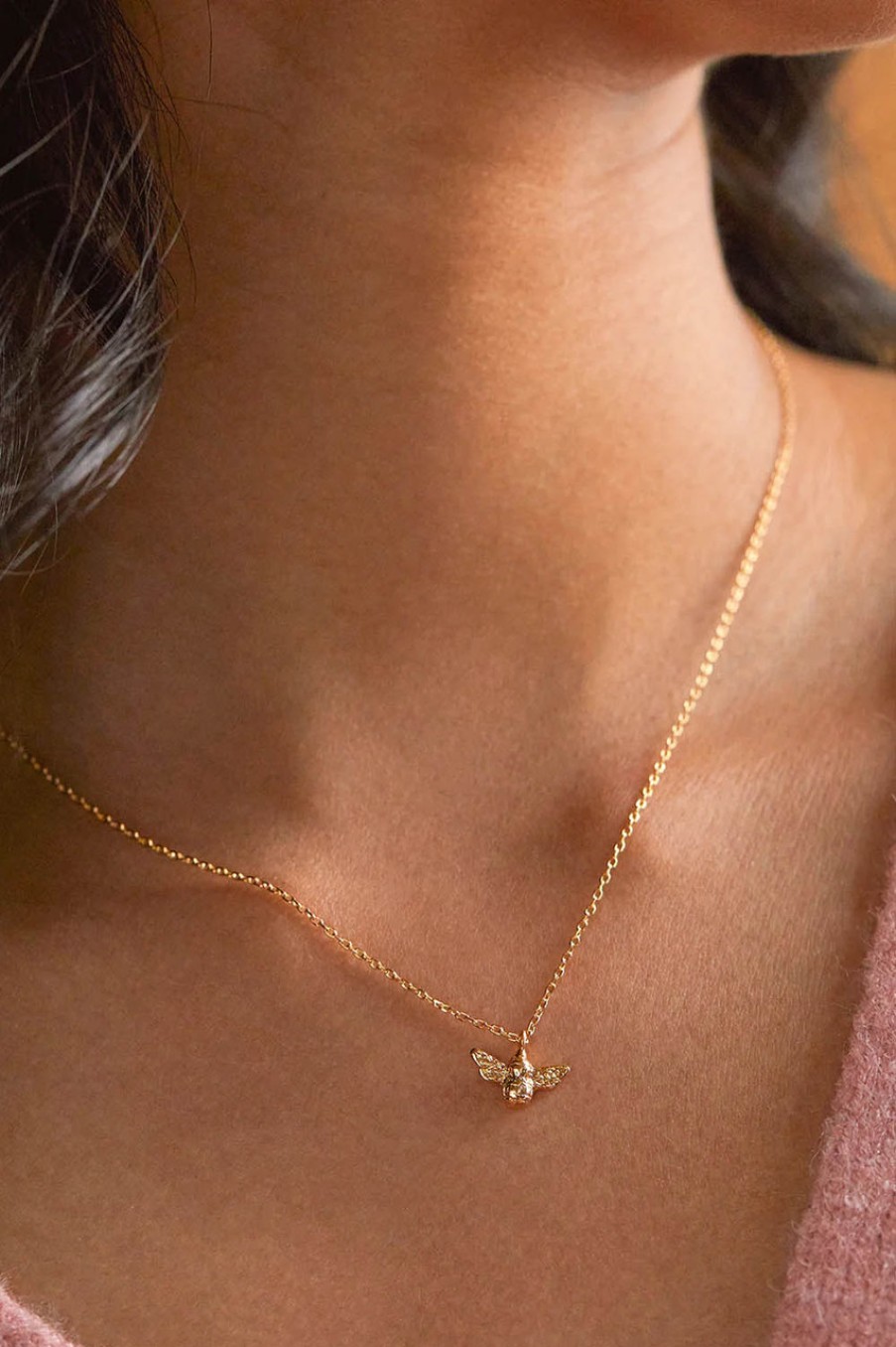 Accessories Estella Bartlett | Bee Necklace Gold