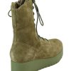 Shoes Django & Juliette | Karalin Suede Lace Boot Oliveolive