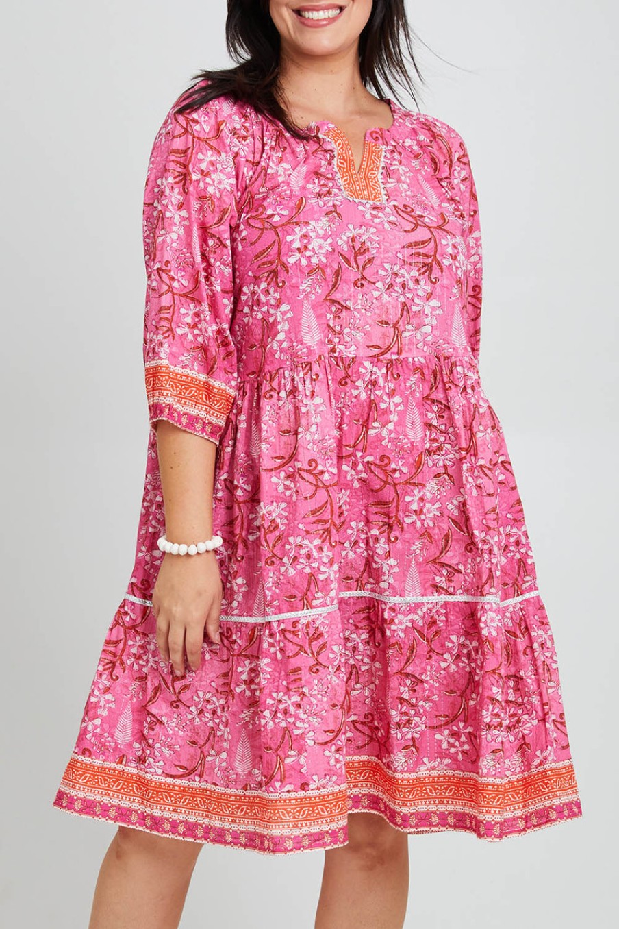 Dresses Sea Bird | Sandy Bay Dress Pinkorange