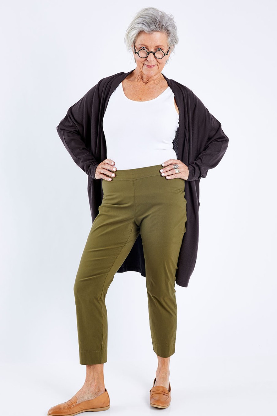 Pants & Leggings FOIL | Fuss Free 7/8 Taper Capri