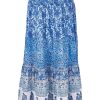 Skirts Sea Bird | Murrays Beach Cotton Maxi Skirt Blue