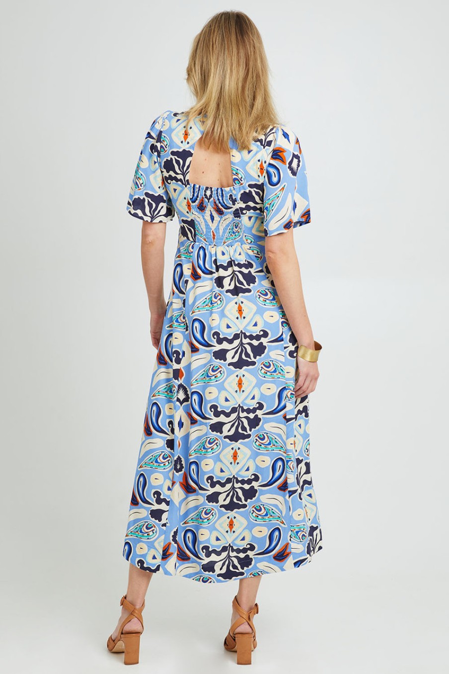 Dresses Fate + Becker | Missy V Neck Maxi Dress Paisley