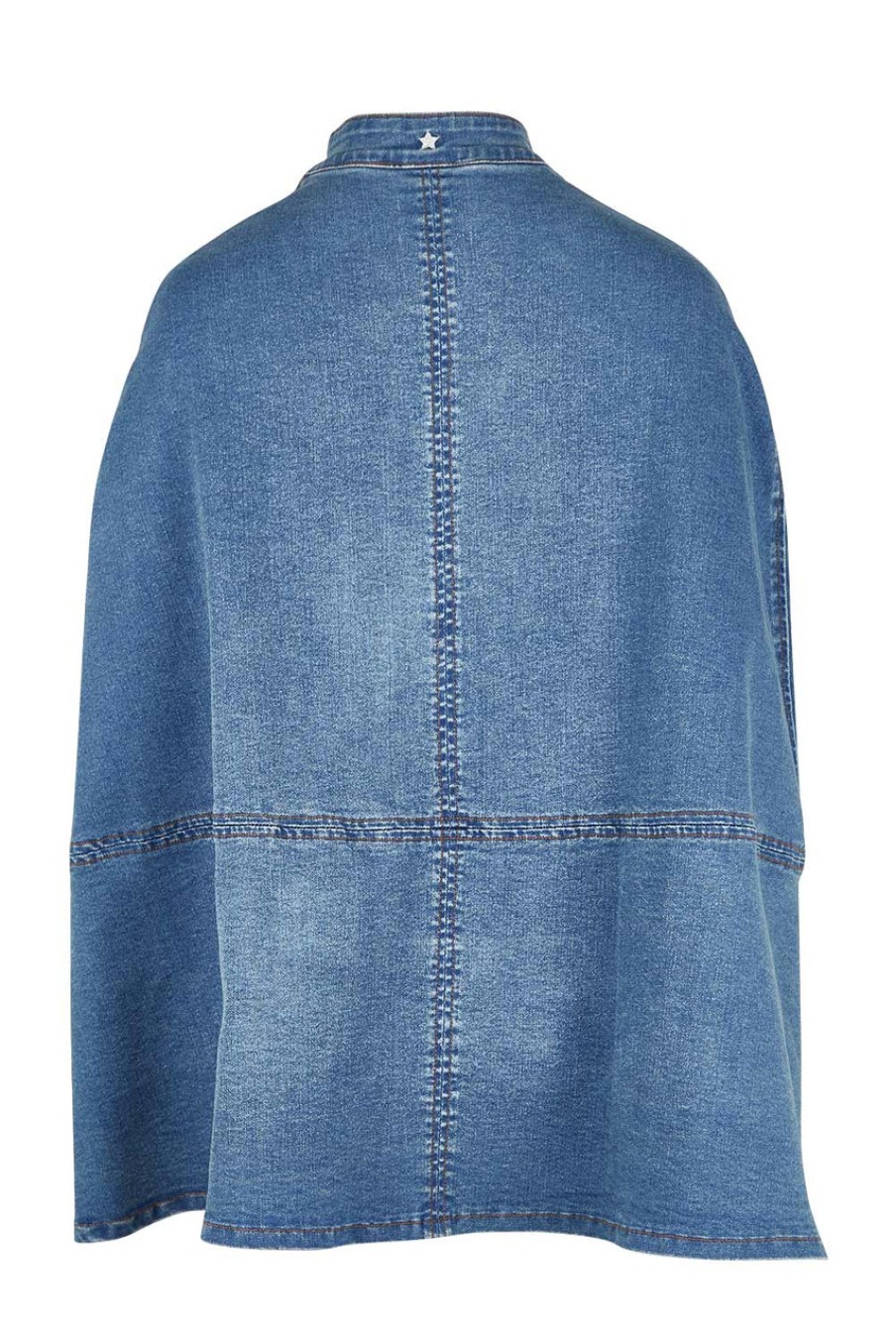 Coats & Jackets boho bird | Crusader Cape Denim