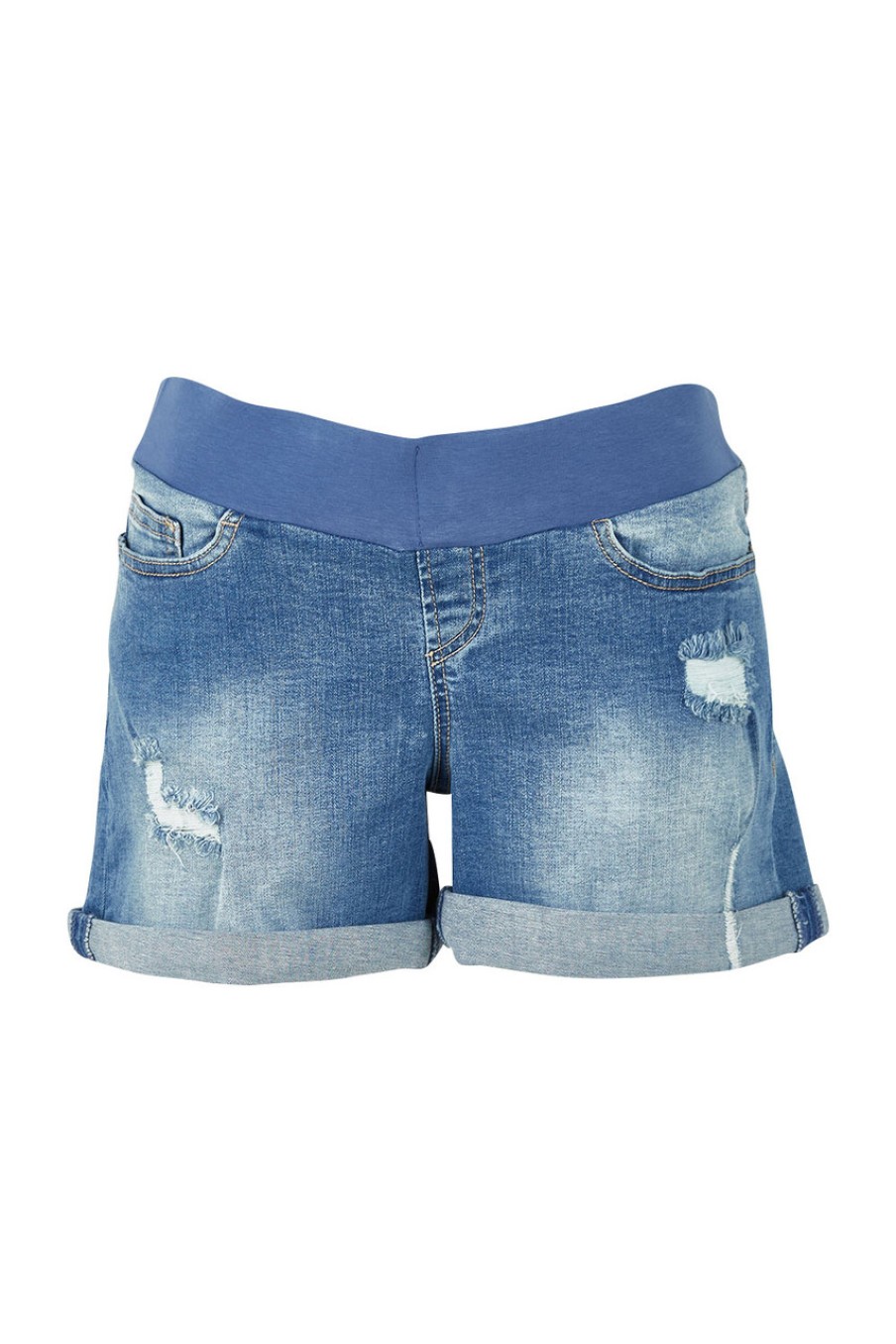 Shorts Ripe Maternity | Baxter Boyfriend Short Newblue