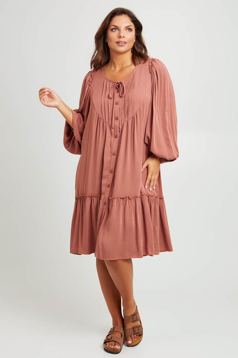 Dresses boho bird | Ready For Any Adventure Dress Cinnamon