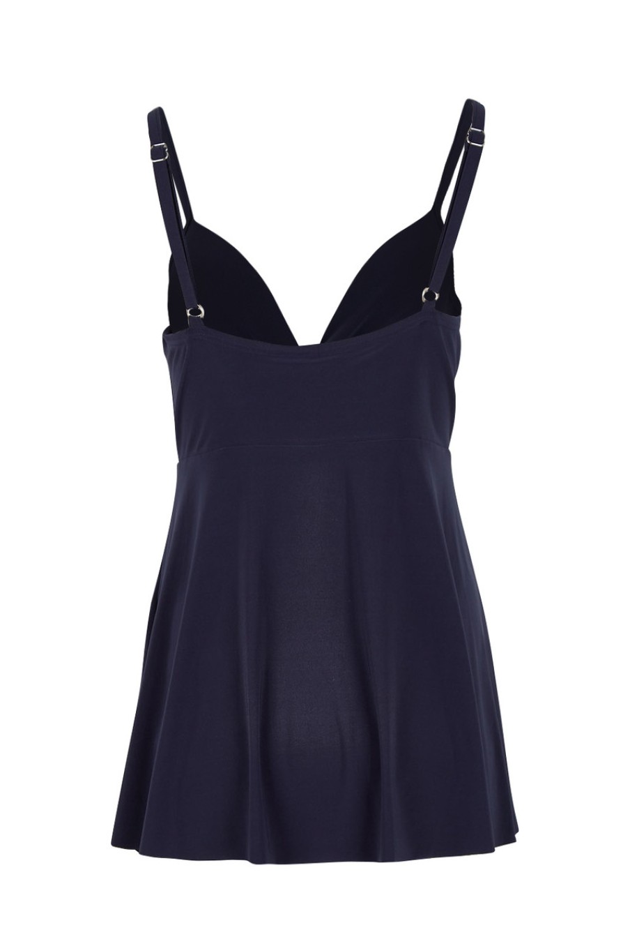 Swimwear Miraclesuit | Adora Short Padded Shaping Swimdress Midnight