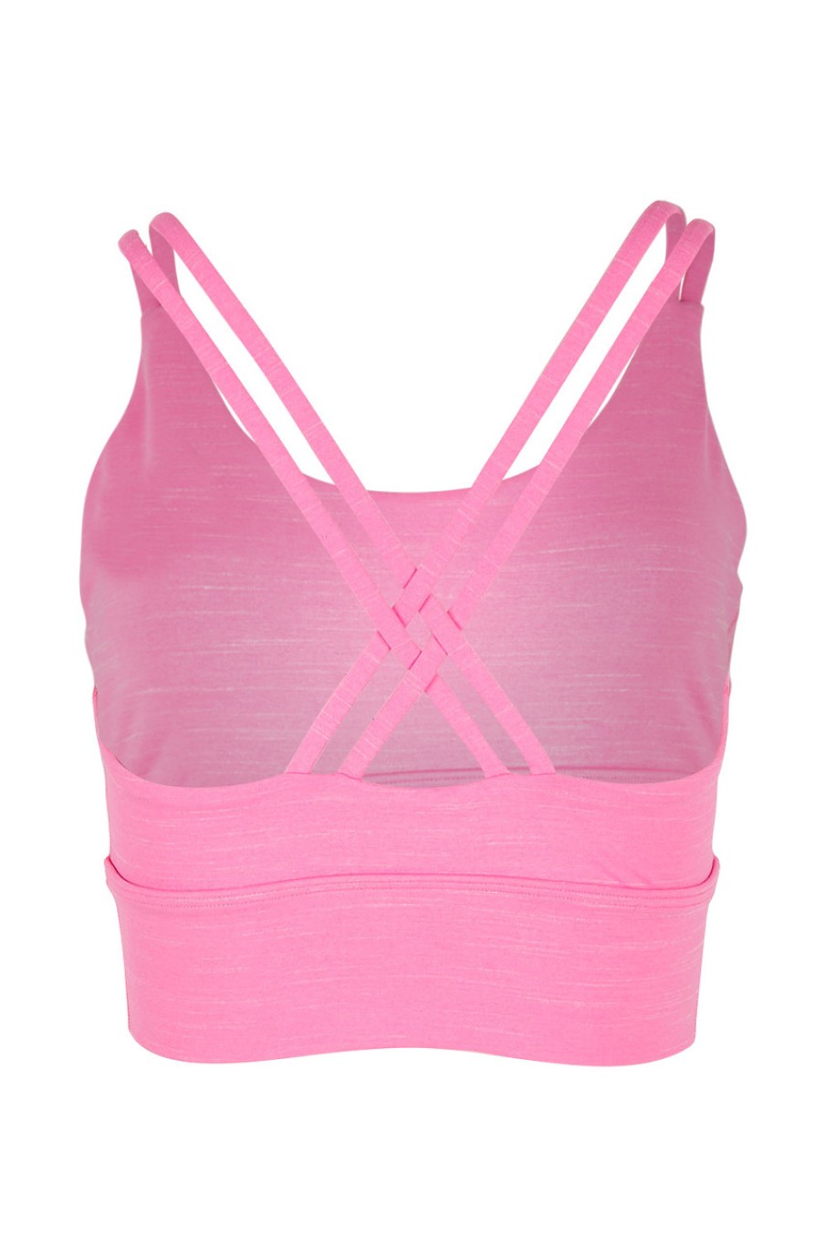 Lingerie & Sleepwear Running Bare | Lotus Long Line Sports Bra Bonbon