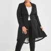 Coats & Jackets bird by design | The Tailored Longline Jacket Black