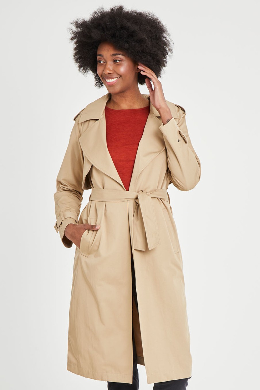 Coats & Jackets FOIL | On The Case Coat Biscuit