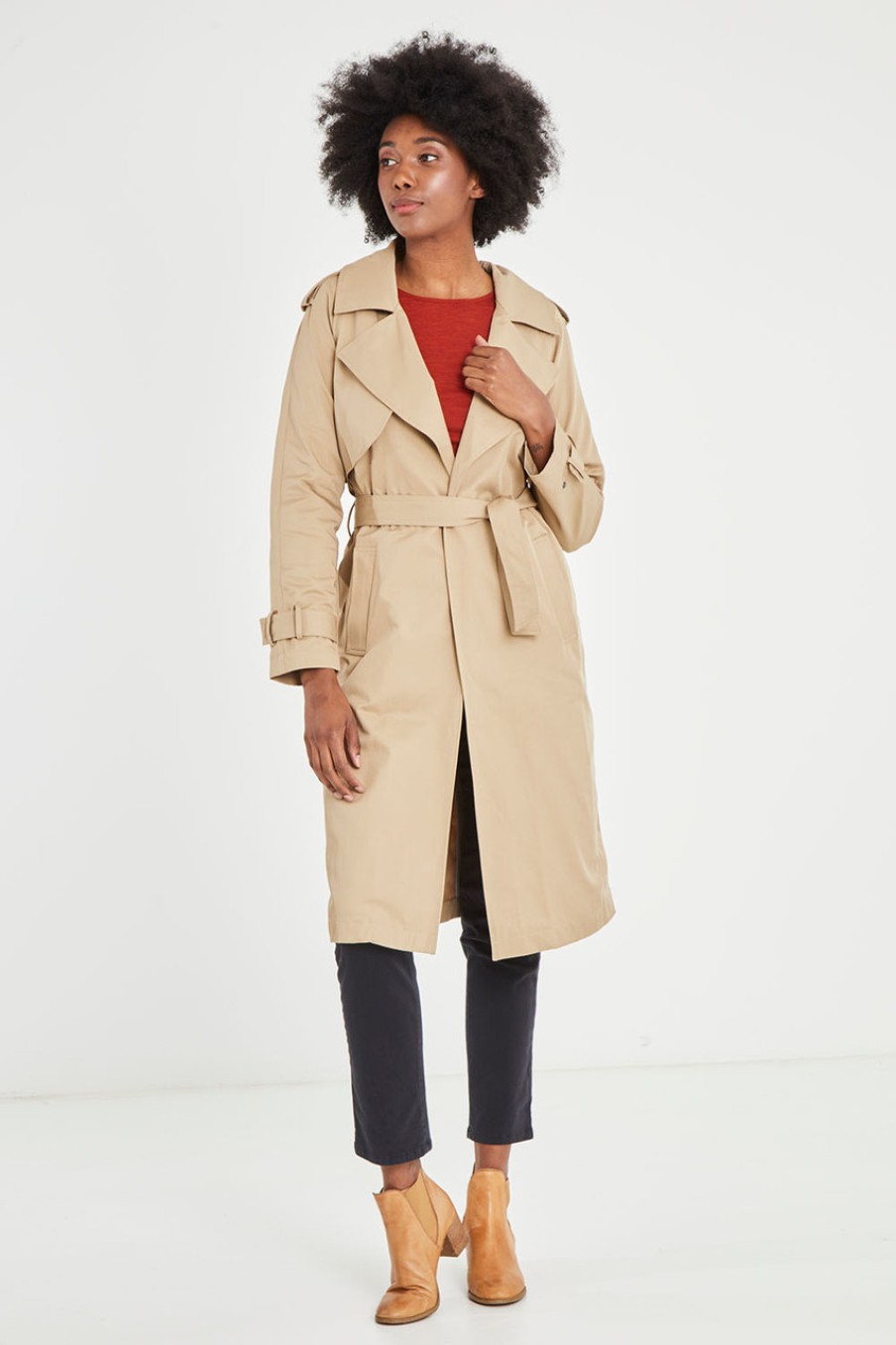 Coats & Jackets FOIL | On The Case Coat Biscuit