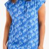 Tops boho bird | Forget Me Not Sleeveless Blouse Bluewhite