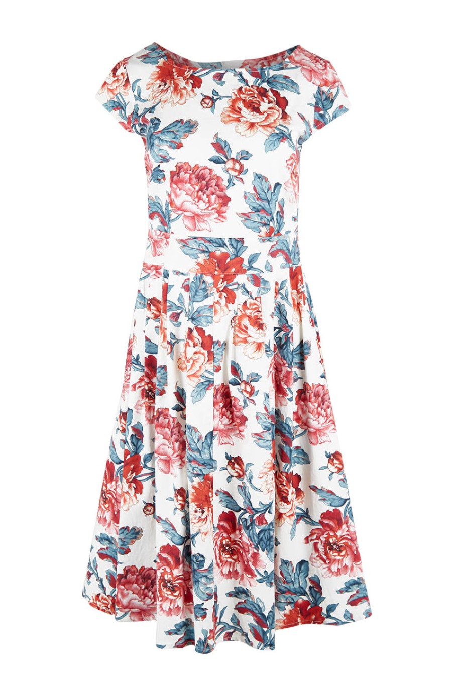 Dresses bird by design | The Pleated Cotton Stretch Dress Pearlpeony