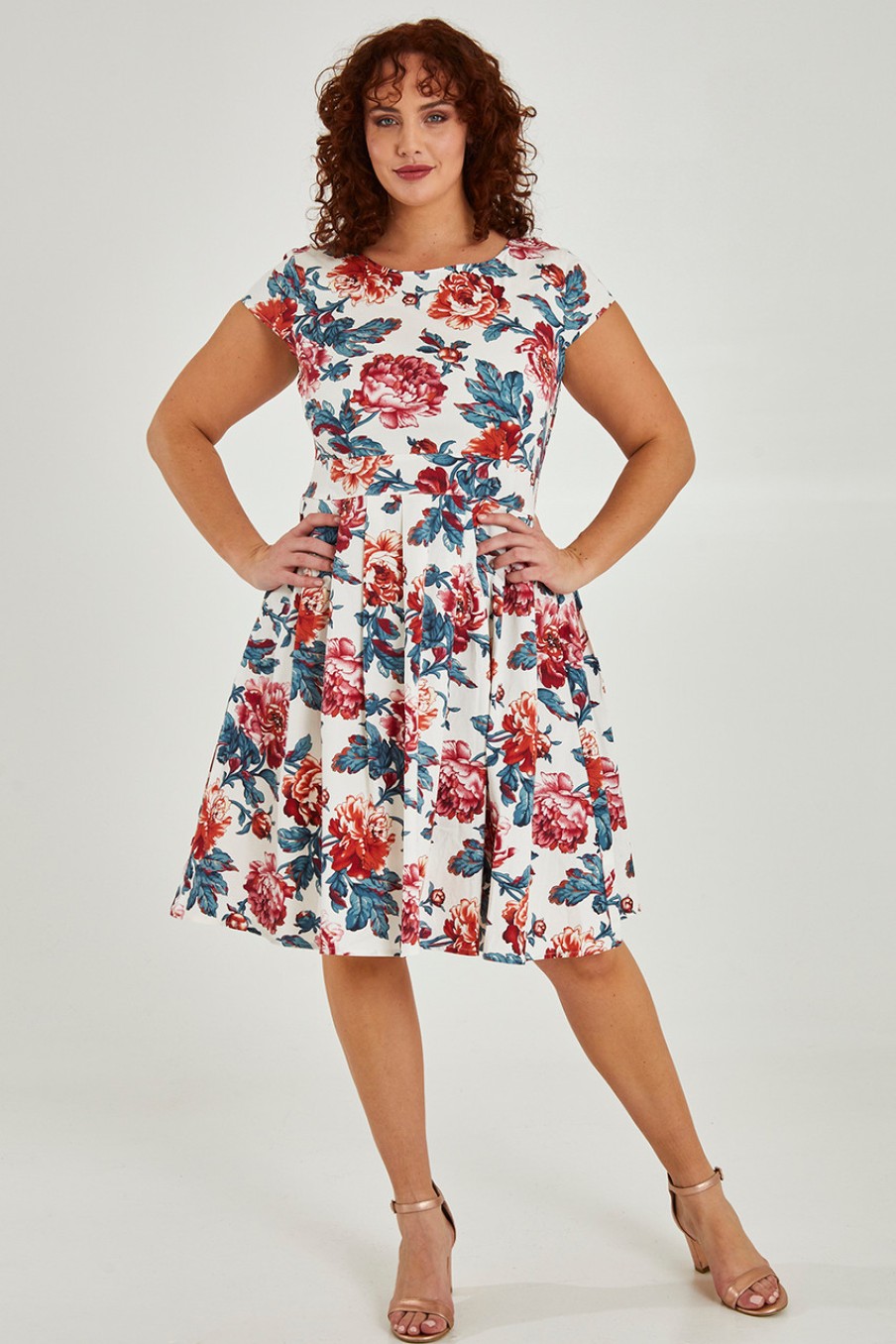 Dresses bird by design | The Pleated Cotton Stretch Dress Pearlpeony