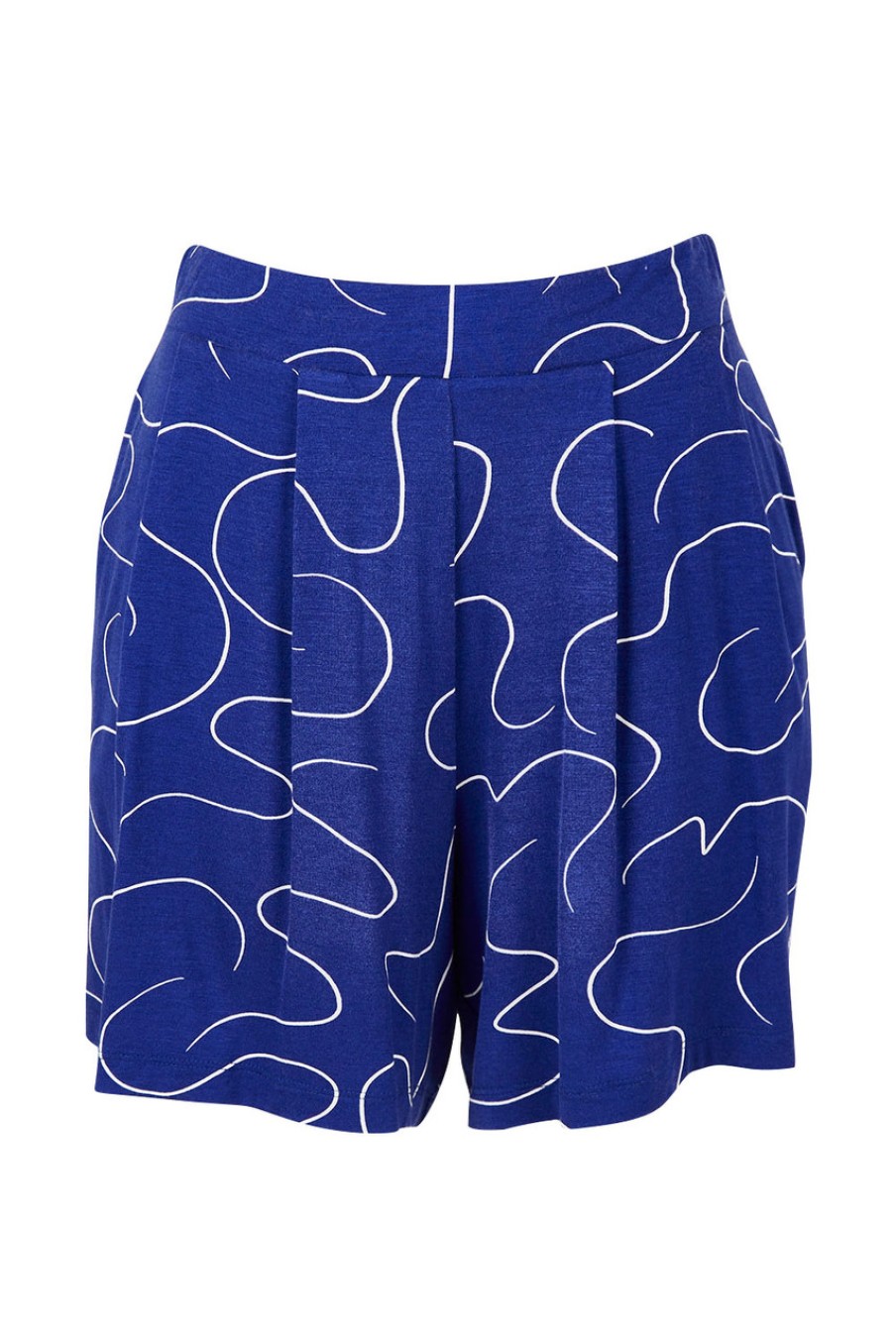 Shorts bird keepers | The Printed Summer Jersey Short Royalblue