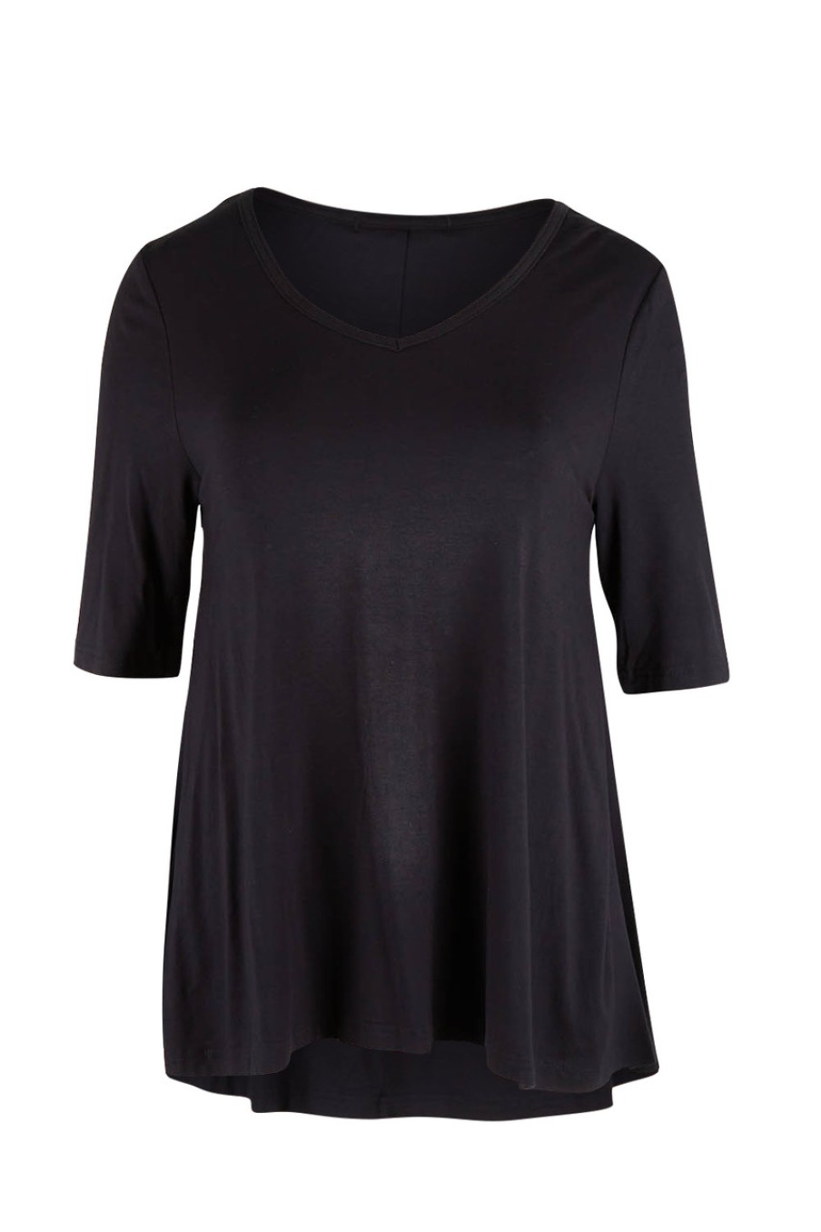 Tops bird keepers | The Luxe A Line Tee Black