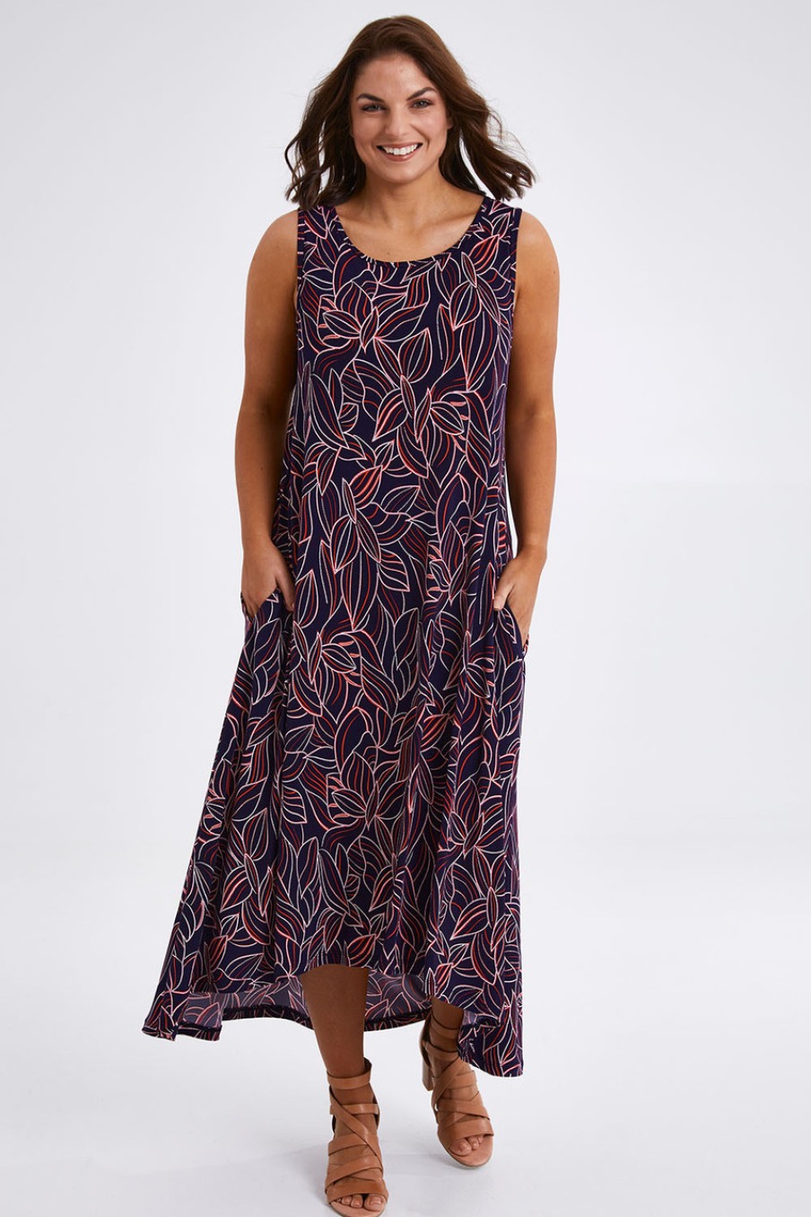 Dresses bird keepers | The High Low Summer Dress Navyred