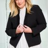 Coats & Jackets Belle bird | Belle Eyelet Detail Blazer Black