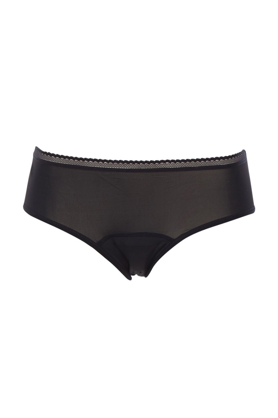 Lingerie & Sleepwear Love Luna | Luna Leaks Midi Brief Black