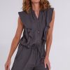 Jumpsuits & Playsuits Shanty | Mandalay Jumpsuit Charcoal