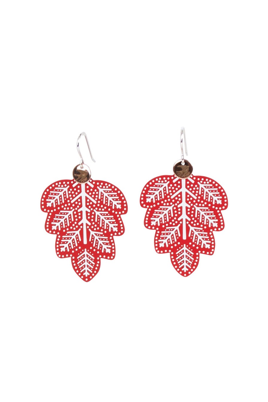 Accessories Nest Of Pambula | Leaf Filigree Earring