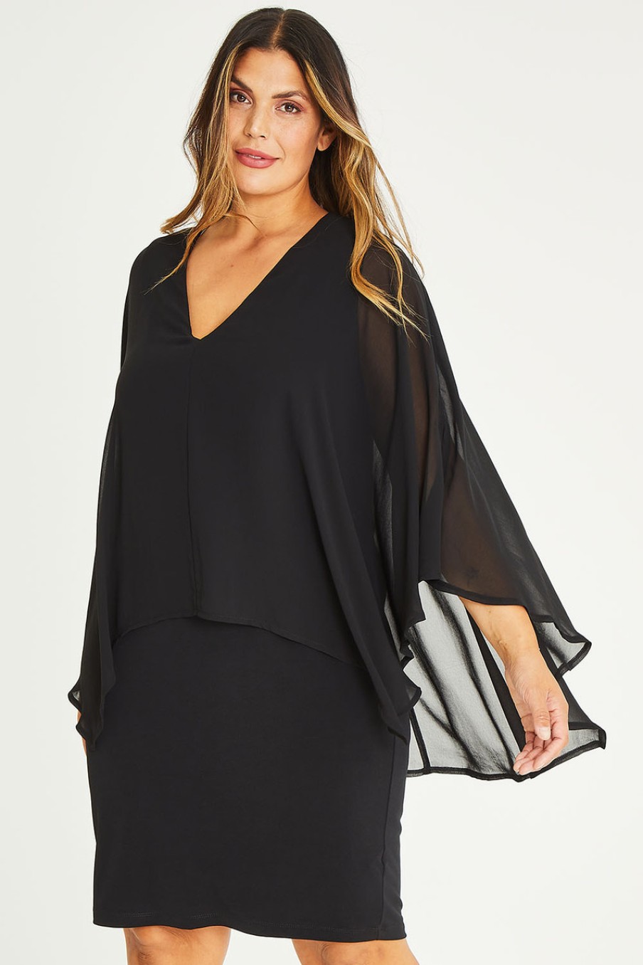 Dresses Belle bird | Belle Flattering Layer Dress Black