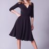 Dresses Sacha Drake | Reverse Wrap Full Skirt Dress