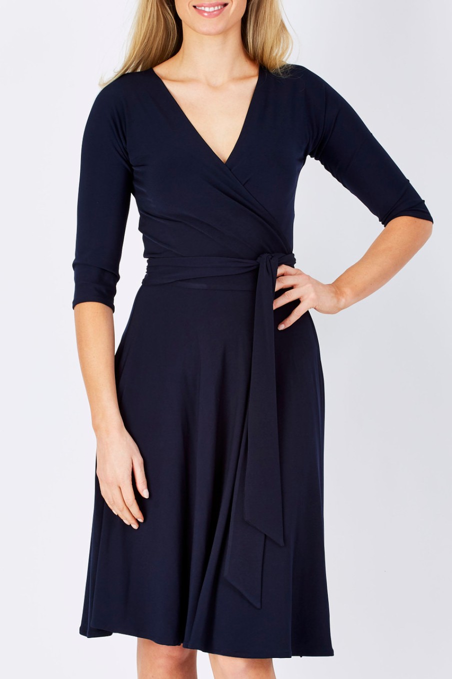 Dresses Sacha Drake | Reverse Wrap Full Skirt Dress