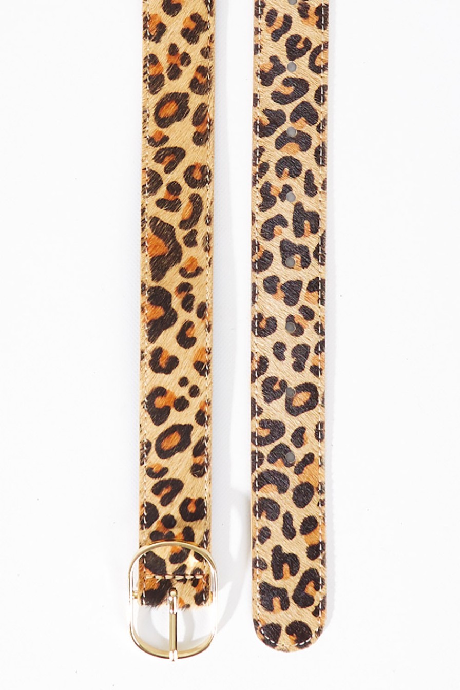 Accessories Loop Leather Co | Felicia Leather Belt Leopard