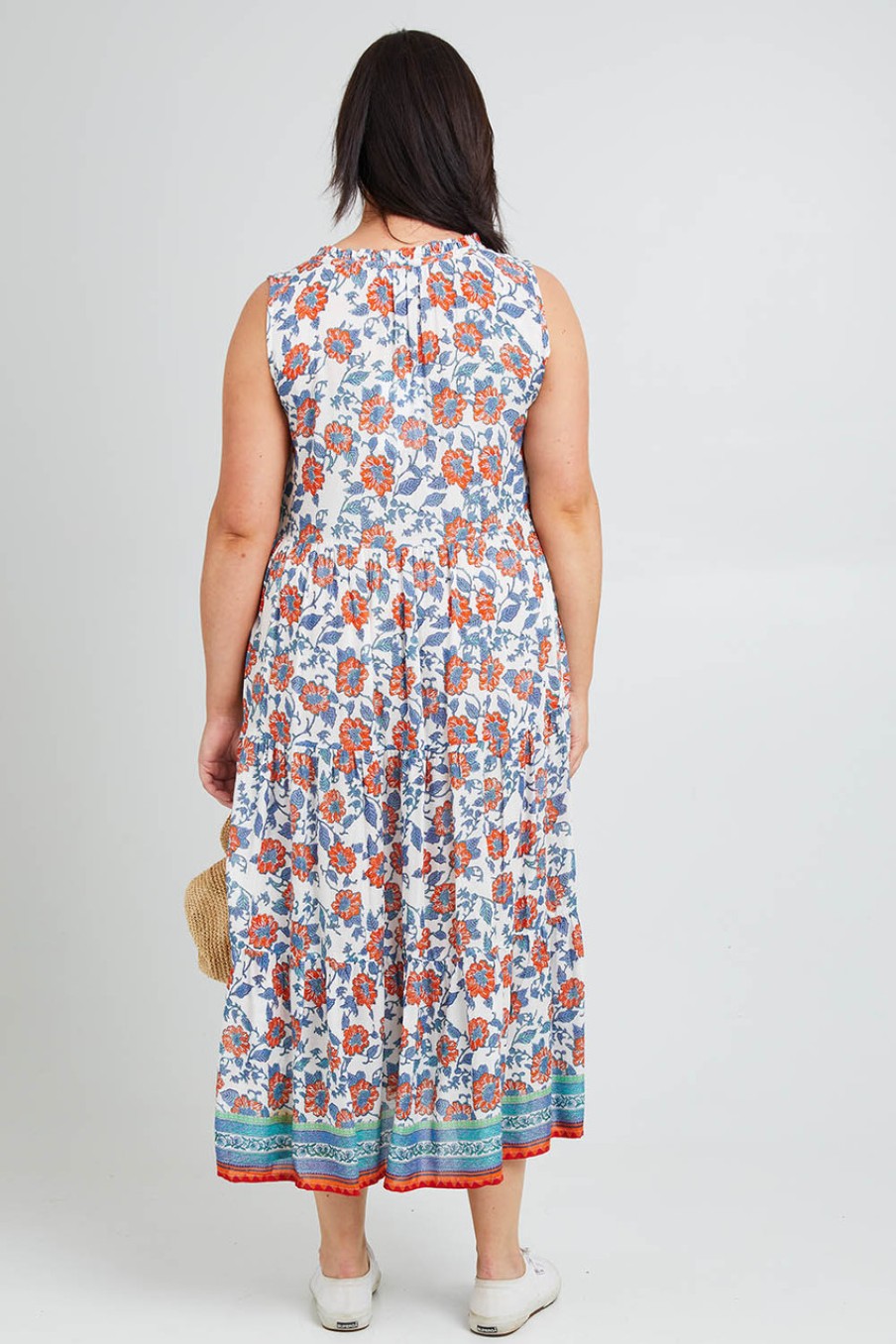 Dresses Sea Bird | Nelson Beach Dress Bluered