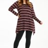 Tops bird keepers | The D Knit Crew Neck Tunic Stripe