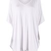 Tops PQ Collection | Hi Low Miracle Bamboo Top White