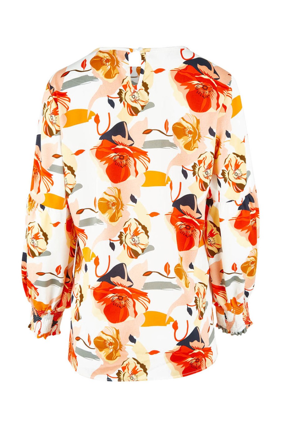 Tops bird by design | The Printed Drop Shoulder Blouse Floral