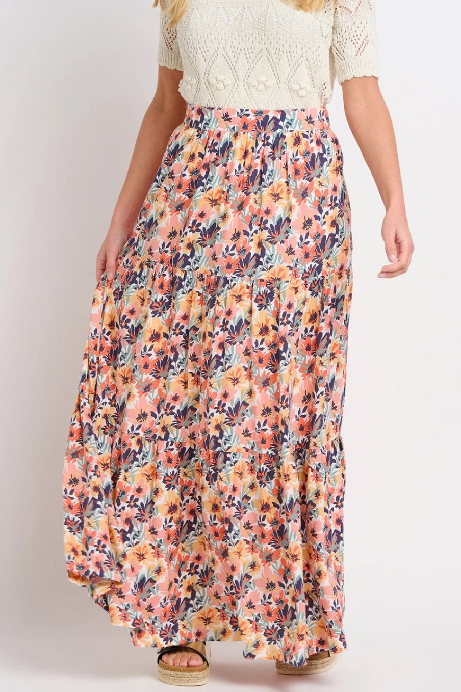 Skirts Brakeburn | Summer Blooms Maxi Skirt Multi