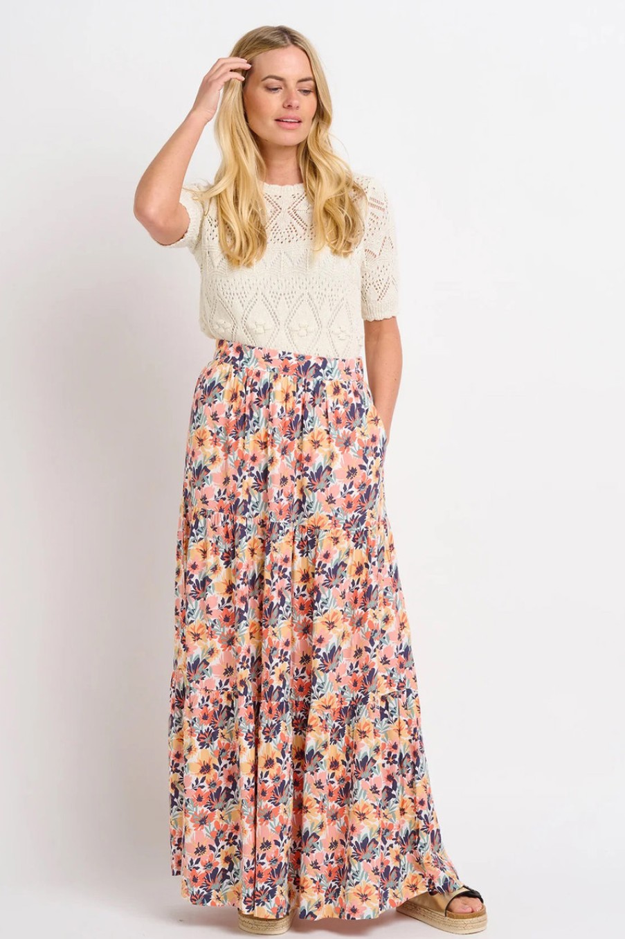 Skirts Brakeburn | Summer Blooms Maxi Skirt Multi