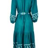 Dresses boho bird | Spring Fling Embroidered Dress Jade