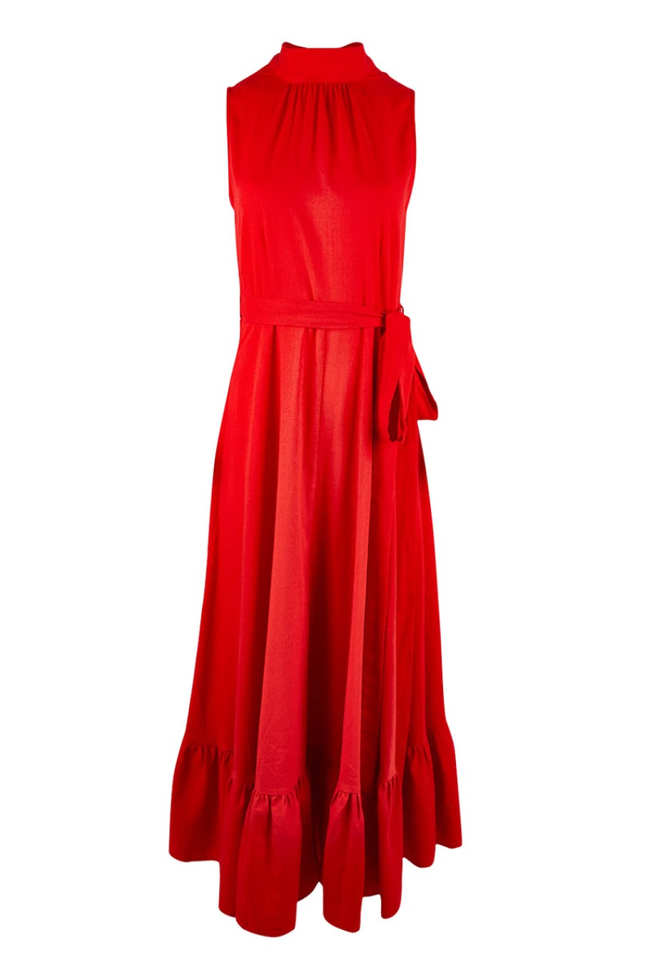 Dresses boho bird | La Dolce Vita Back Wrap Maxi Red