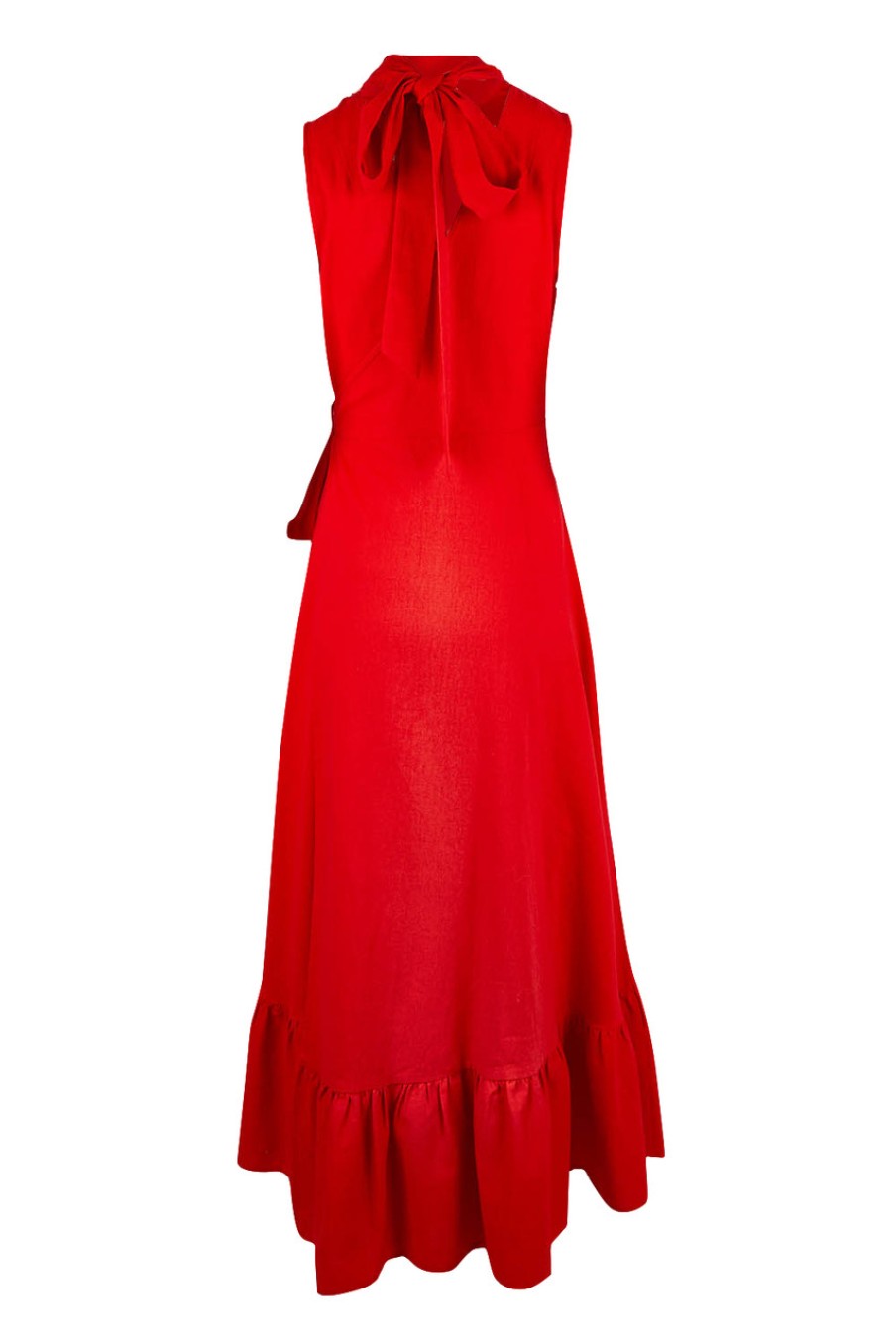 Dresses boho bird | La Dolce Vita Back Wrap Maxi Red