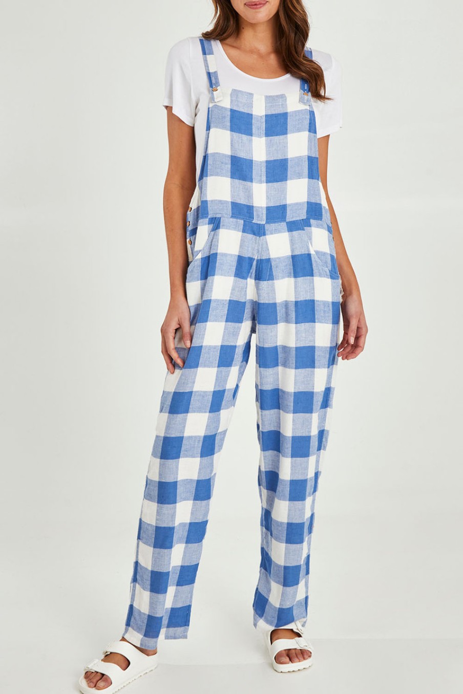 Jumpsuits & Playsuits Holiday | Sailor Overalls Bluecheck